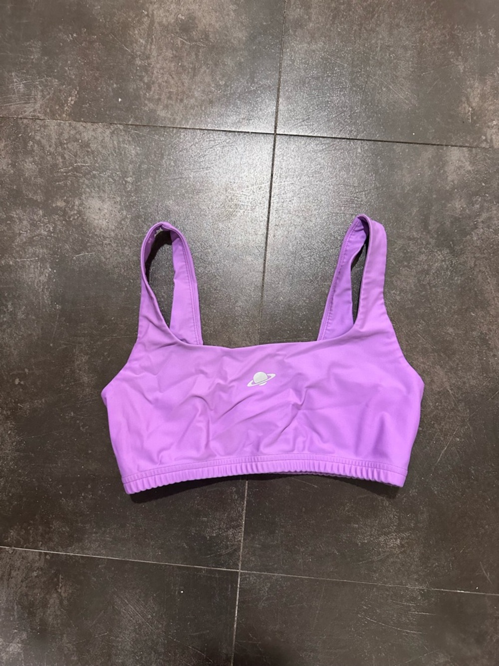 Planet Nusa Lavender Sports Bra with Planet Logo